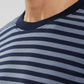 Long Sleeve T-Shirt Hasle Stripes - Navy/Steel Blue