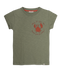 - AM.ZOE.10 T-shirt with short sleeves and happy crab print - Oil Green