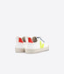 Small V-10 Lace Cwl - White Jaune Fluo/Orange Fluo - Junior