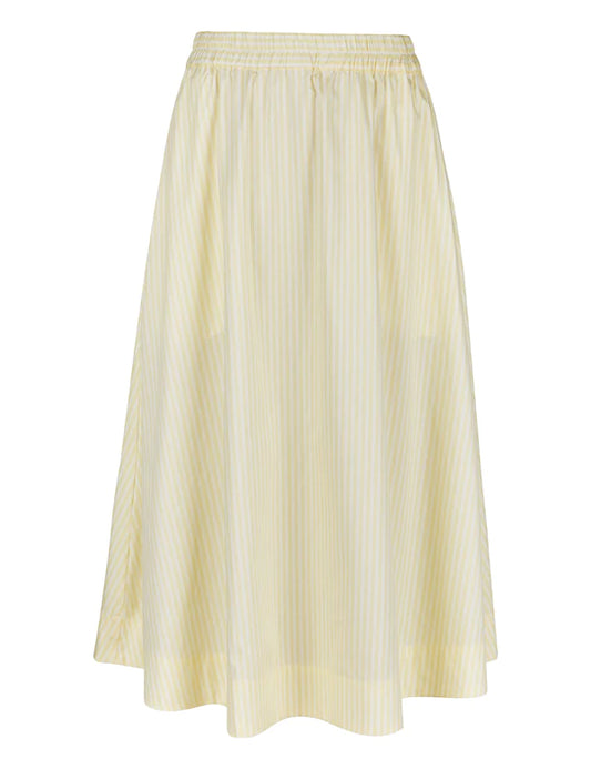 ESGinny Midi Skirt - Almond Oil Stripe