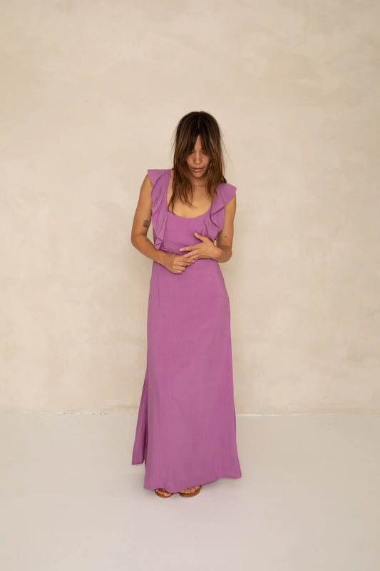 Manya Dress - Dusty Lavender
