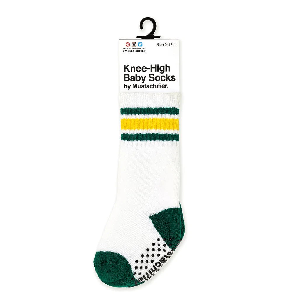 Knee High Baby Socks - Green