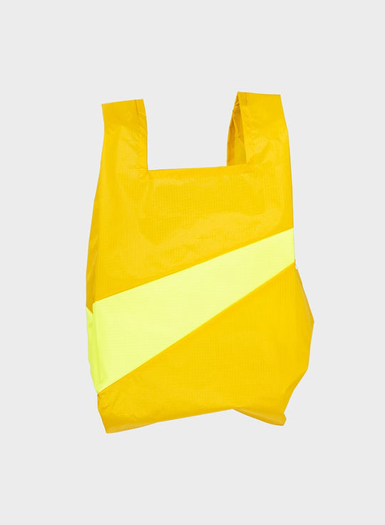 The New Shopping Bag - Helio & Fluo Yellow Medium