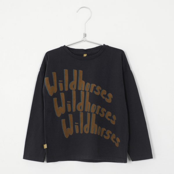 - Long Sleeve Tshirt - Wildhorses Vintage Black