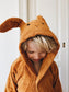 Augusta hooded Junior towel Rabbit mustard