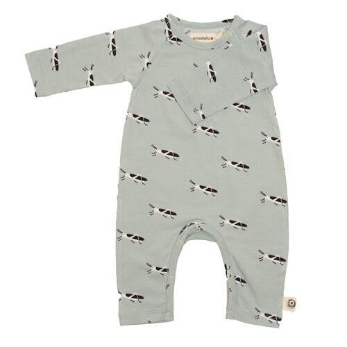 JUMPSUIT OTTO WITHOUT FEET GRASSHOPPER JERSEY COTTON