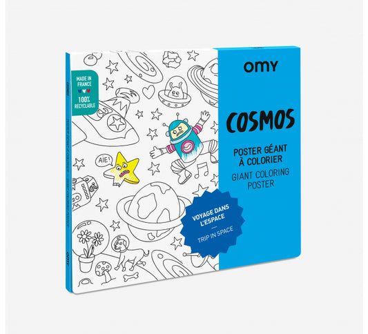 OMY - Giant Coloring Poster - Cosmos 100x70