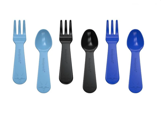 Lunchpunch Vork En Lepel - Blauw