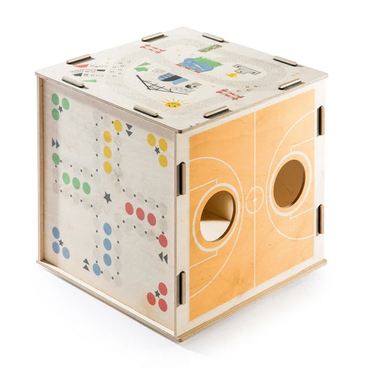 Kids Cube - 6 Games, Chair & Storage Box