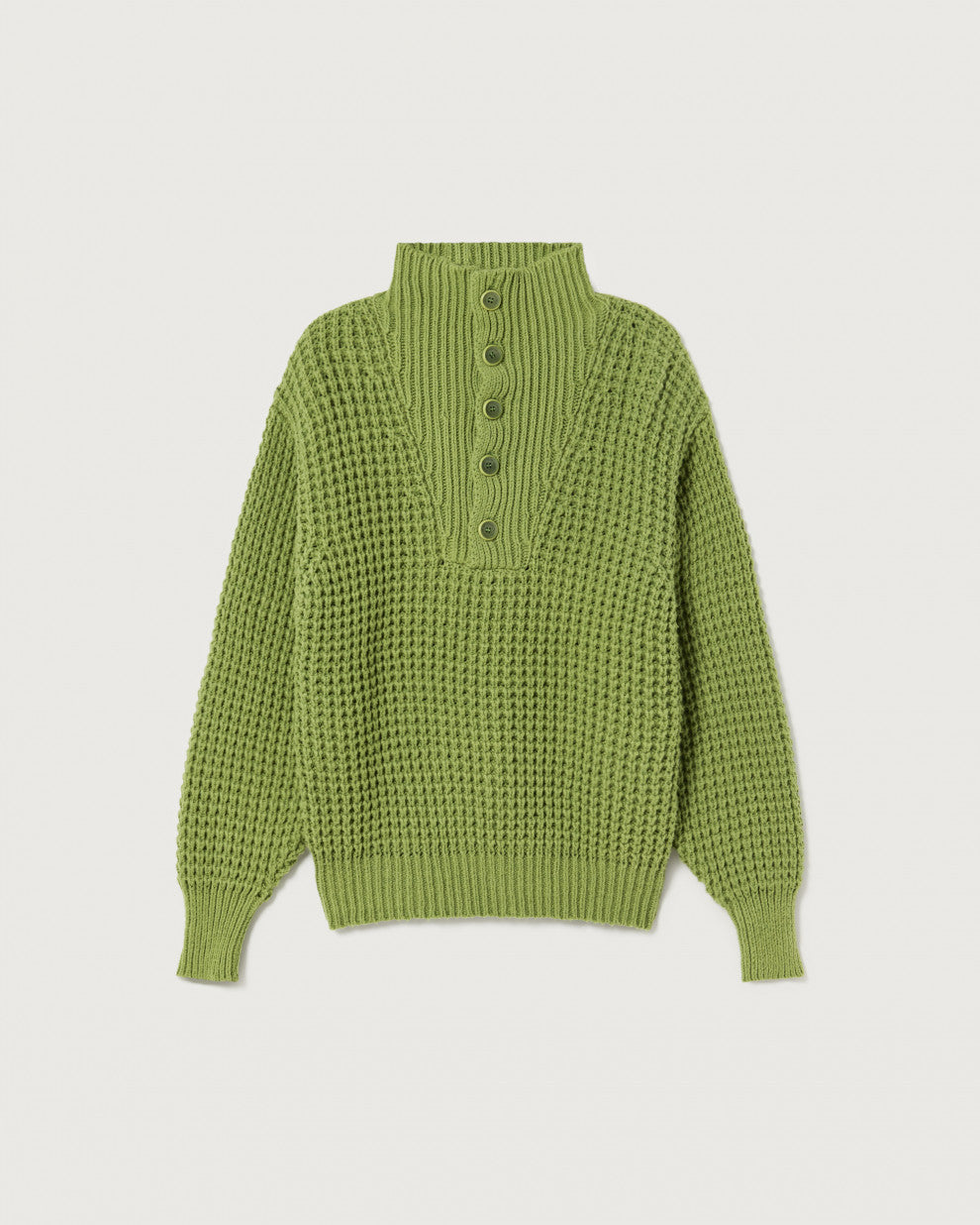 Trash Sole Knitted Sweater - Parrot Green