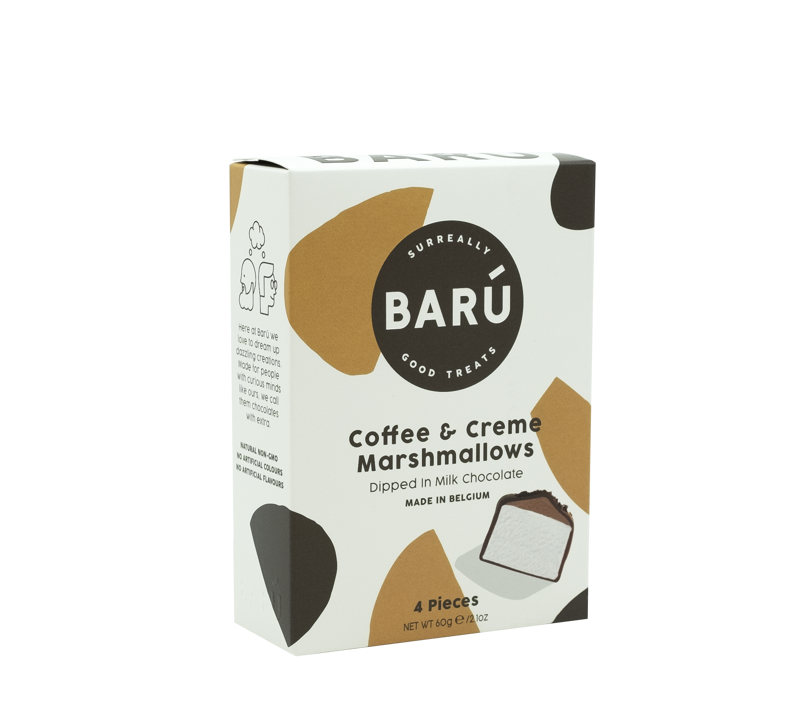 Barú Marshmallows 60G - Milk Chocolate & Coffee and Creme