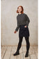 Nova Stripe Top- Black