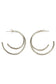 Twist Earrings - Silver Plated