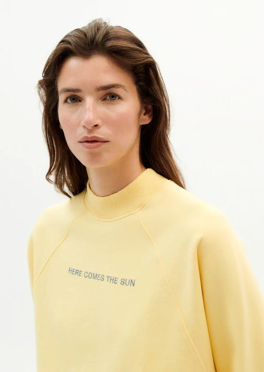 Here Comes The Sun Sweatshirt - Lemon Fantine